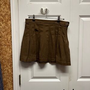 Chic Brown Mini Skirt